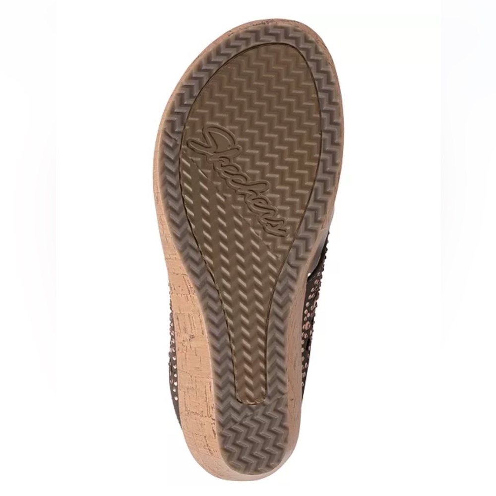 Skechers Cali Beverlee Dazled Wedge Sandals - New (no box) - Picture 4 of 10